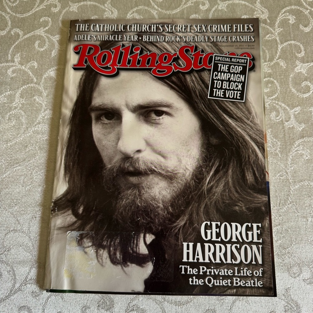Rolling Stone Magazine Issue 1139 September 15, 2011 George Harrison